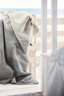 IBENA Wohndecke Toronto Grau Kuscheldecke mit Farbverlauf Bild 3