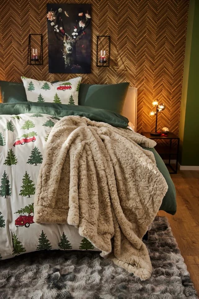 Bugatti Wohndecke Alkmaar Kuscheldecke Kunstfell Beige - Bild 5