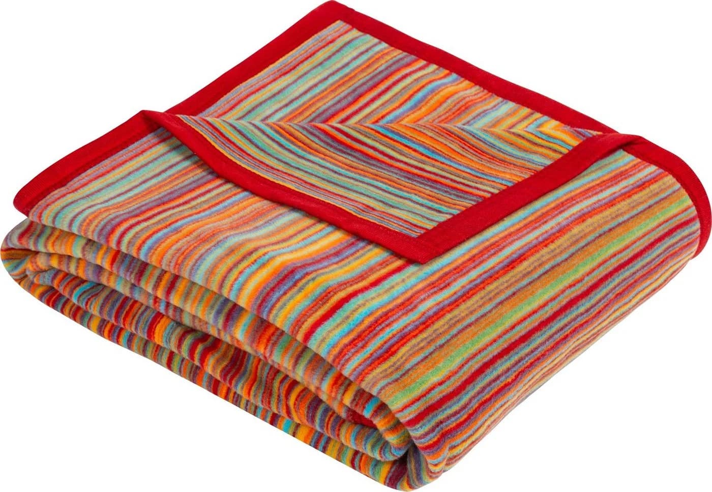 IBENA Jacquard Wohndecke Malang Bunt Gestreift - Bild 2