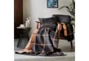 LOOKS by Wolfgang Joop Jacquard Wohndecke Baumwollmischung Karo Grau/Orange Bild 1