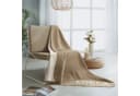 LOOKS by Wolfgang Joop Wohndecke Jacquard Baumwollmischung Beige/Braun Bild 1