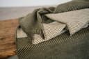 IBENA Wohndecke Jacquard Austin 150x200cm Grün Kuscheldecke Bild 4