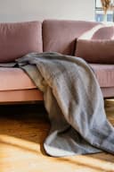 Ibena Kuscheldecke Kitale Streifen-Design Bio-Baumwolle Bild 1