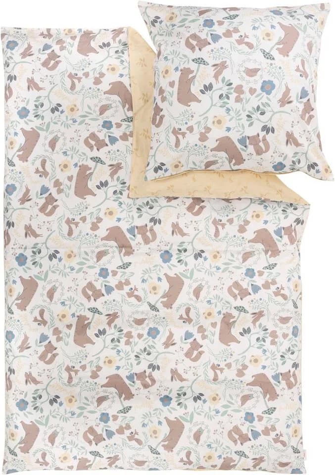 s.Oliver Junior Wendebettwäsche Satin Waldtiere Bunt