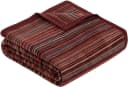IBENA Wohndecke Malang Jacquard Rot/Grau Made in Europe Bild 2