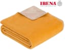 IBENA Wohndecke Dublin Wendbar Gelb/Natur Baumwollmischung Bild 2