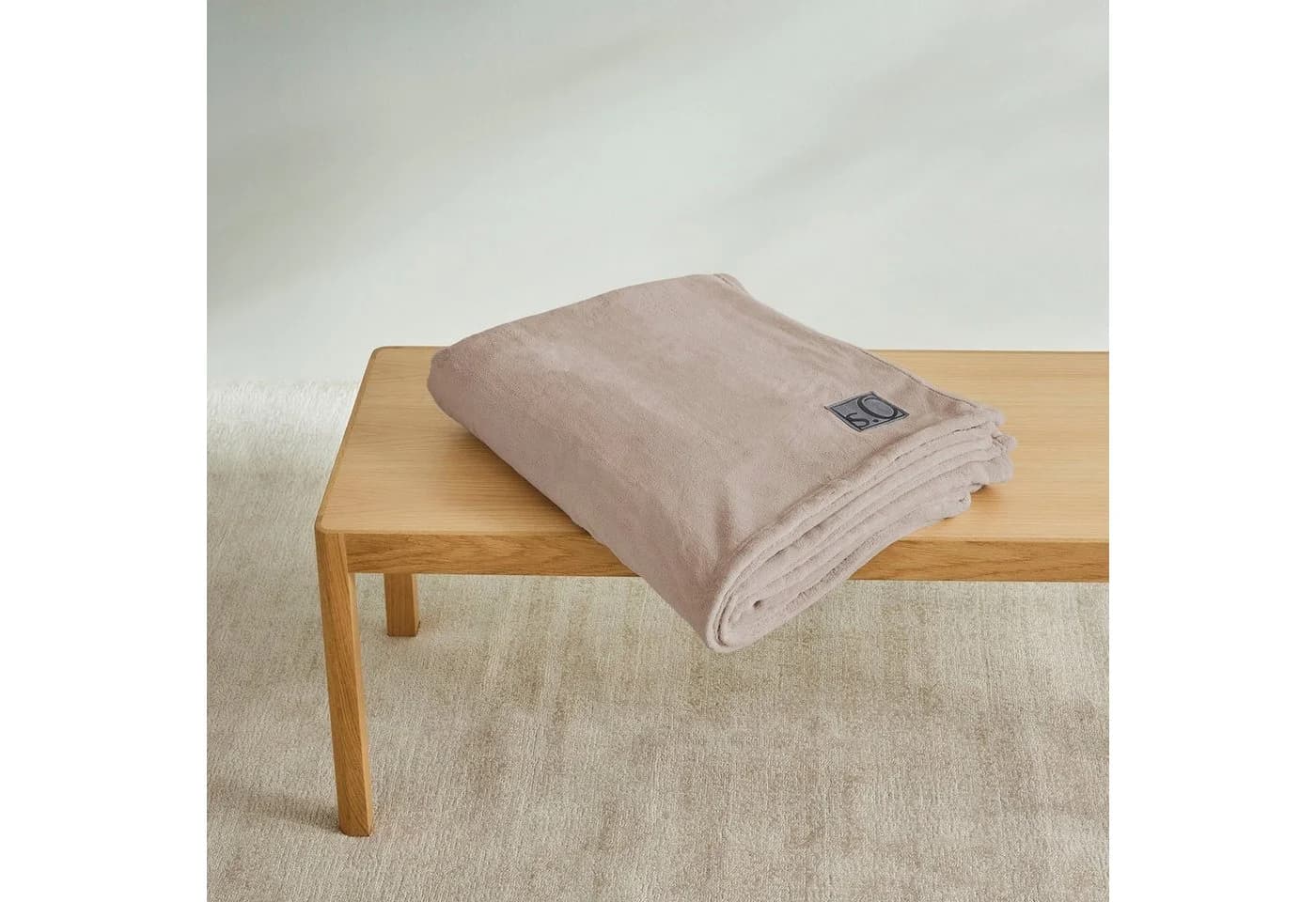 S. Oliver Wohndecke Kuschelsoft Sand Uni 150x200 cm - Bild 3