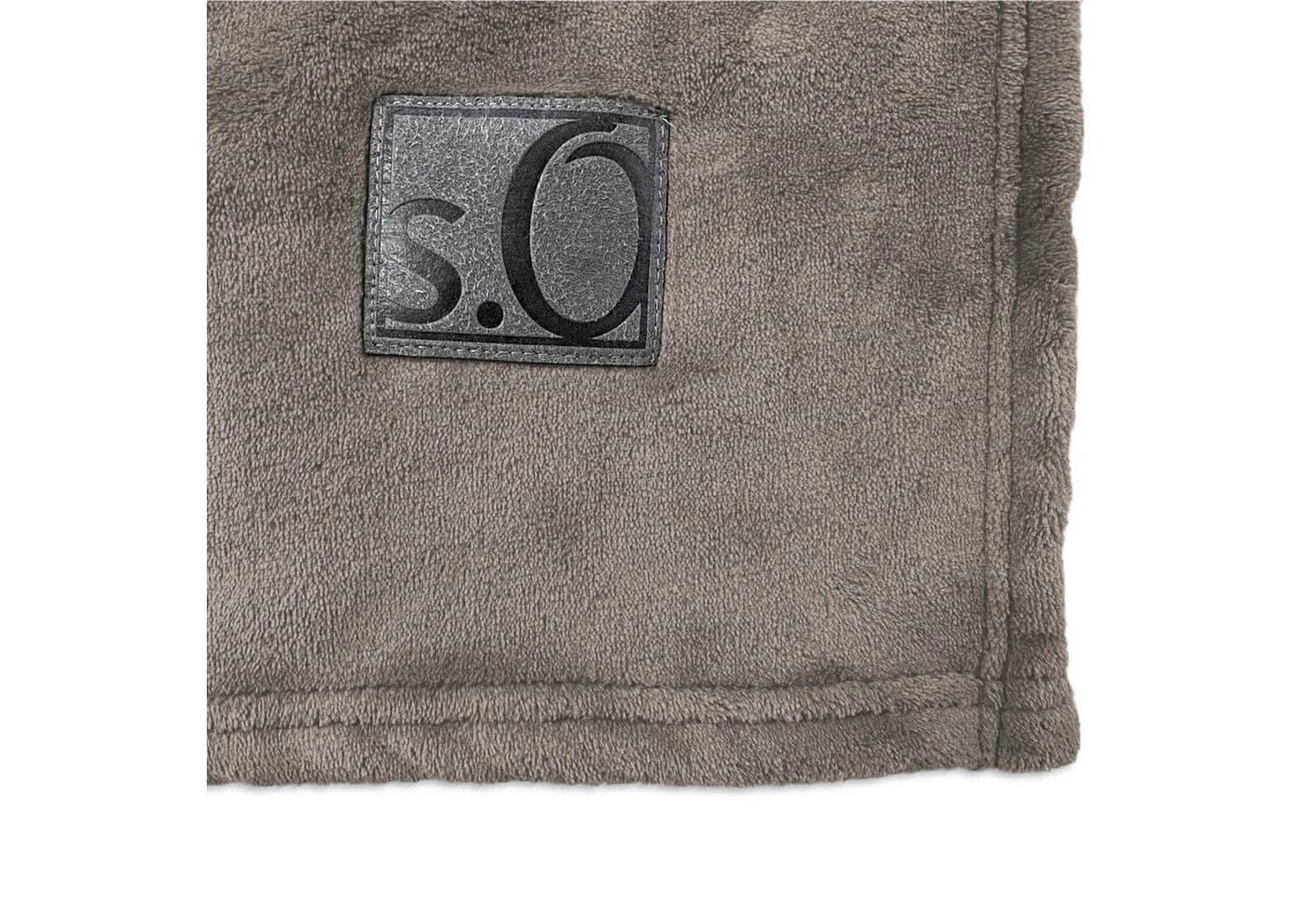 s.Oliver Wohndecke Kuschelsoft Grau Unifarben Polyester - Bild 5