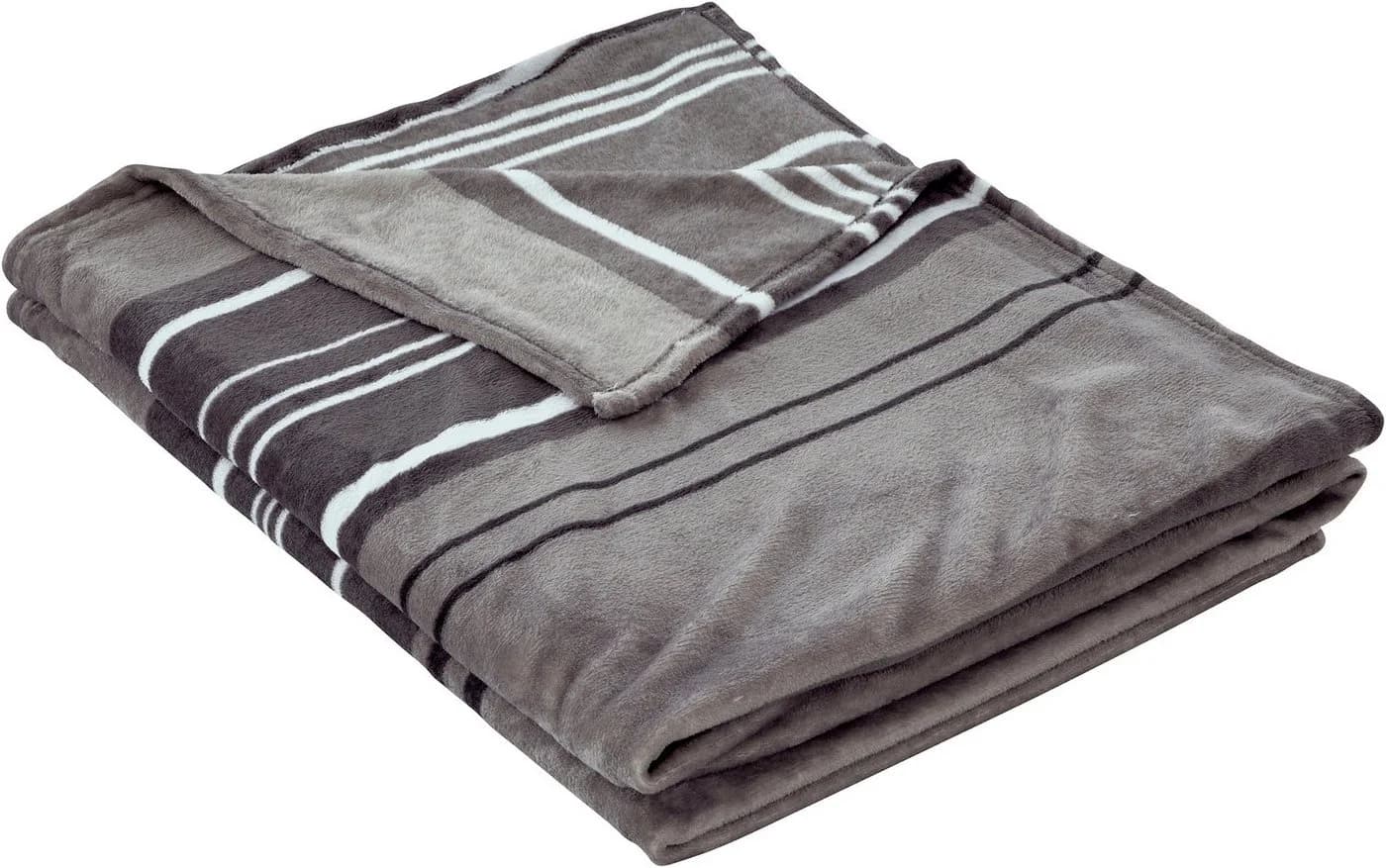 OTTO HOME Wohndecke Kelian Grau Streifen Polyester XXL - Bild 2