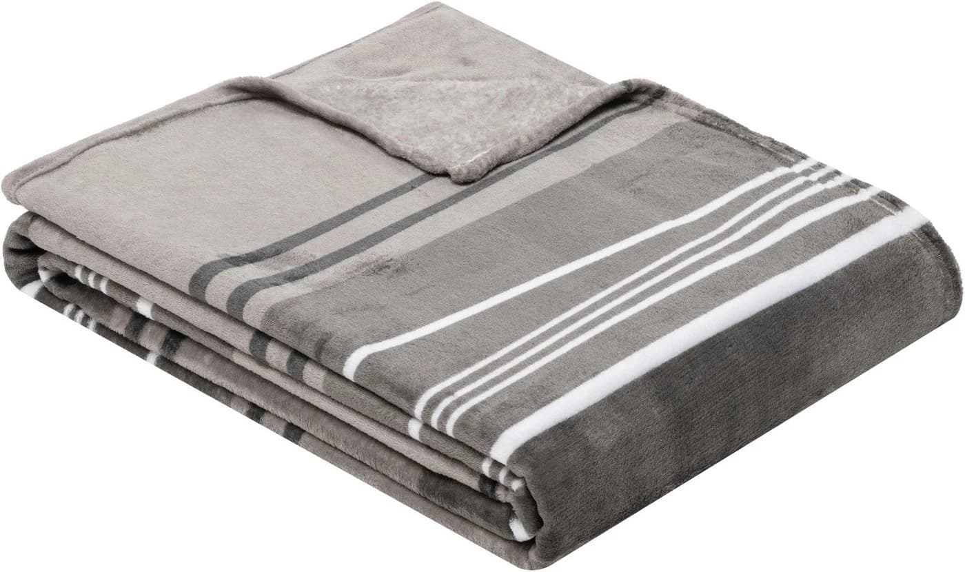 OTTO HOME Wohndecke Kelian Grau Streifen Polyester XXL - Bild 3