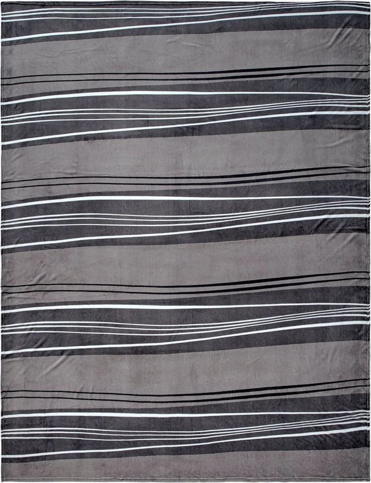 OTTO HOME Wohndecke Kelian Grau Streifen Polyester XXL - Bild 4