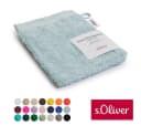 s.Oliver Waschhandschuh Hellblau 100% Baumwolle Premium Qualität Bild 2
