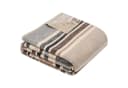 Ibena Kumba Streifendecke 150x200cm Baumwolle Beige Grau Bild 1