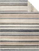 Ibena Kumba Streifendecke 150x200cm Baumwolle Beige Grau Bild 2