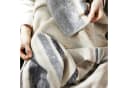 Ibena Kumba Streifendecke 150x200cm Baumwolle Beige Grau Bild 4