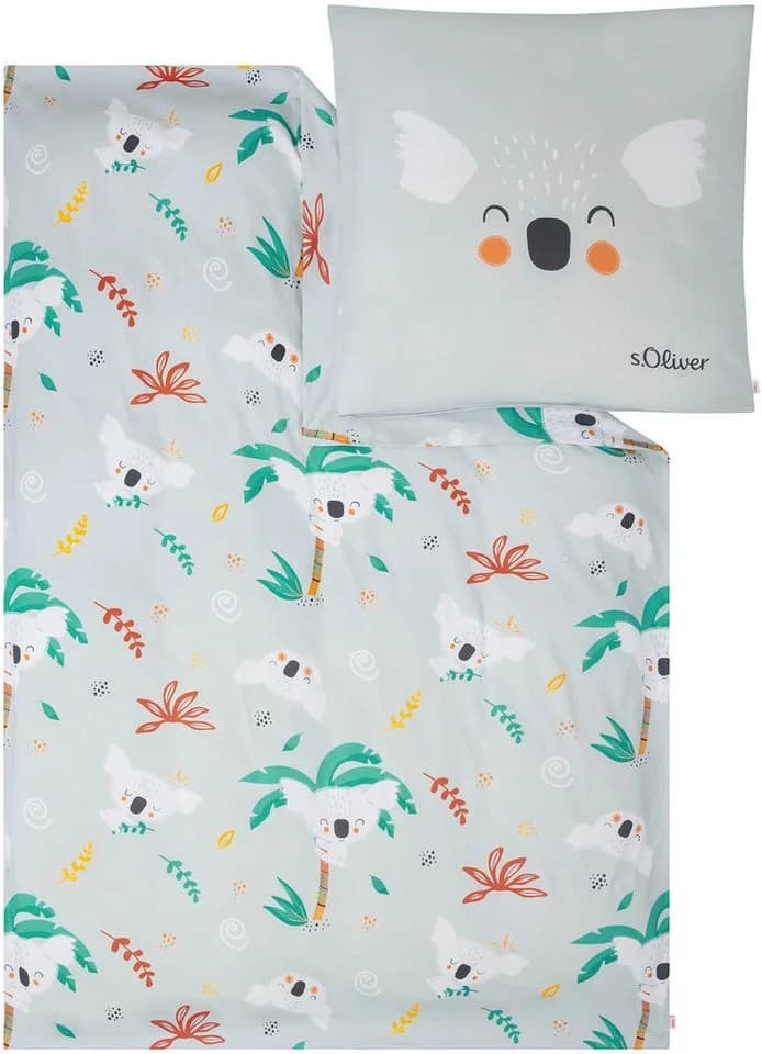 s.Oliver Kinderbettwäsche Satin Koala Bunt 135x200 cm - Bild 2