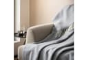 Bugatti Plaid Merinowolle & Cashmere Grau Luxus-Kuscheldecke Bild 4