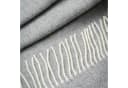 Bugatti Plaid Merinowolle & Cashmere Grau Luxus-Kuscheldecke Bild 5