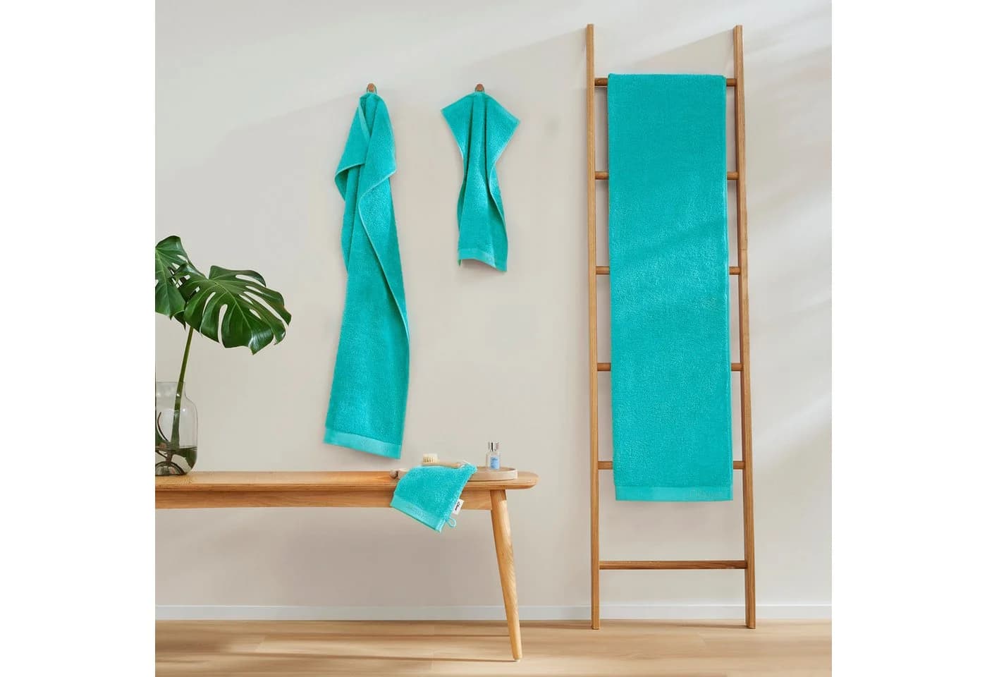 s.Oliver Handtuch Set Premium Qualität 600 gr/m² Türkis 8 Stk. Baumwolle - Bild 5