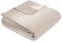 IBENA Wohndecke Glasgow Beige Jacquard mit Streifen Bild 2