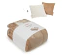 s.Oliver Doublesoft Kuscheldecke Beige/Wollweiß 150x200 cm Bild 2
