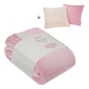 s.Oliver doublesoft Kuscheldecke Rosa/Weiß 150x200 cm Bild 4