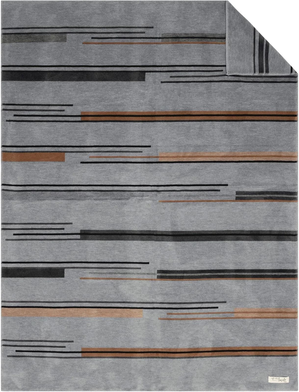 s.Oliver Wohndecke Beige Grau Modernes Design 150x200