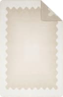 Wohndecke IBENA Lucerne Beige Baumwolle 140x200cm GOTS Bild 1