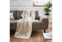 Wohndecke IBENA Lucerne Beige Baumwolle 140x200cm GOTS Bild 3