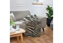 IBENA Wohndecke Savannah stilisiertes Zebramuster Beige Braun Bild 3