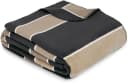 IBENA Wohndecke Kotor Beige/Grau Blockstreifen Bild 1