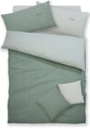 Wendebettwäsche aus 100% Baumwolle, Flanell, Grün, Modern, Uni Bild 1
