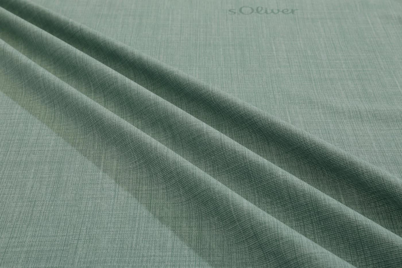 Wendebettwäsche aus 100% Baumwolle, Flanell, Grün, Modern, Uni - Bild 3