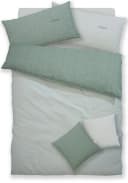 Wendebettwäsche aus 100% Baumwolle, Flanell, Grün, Modern, Uni Bild 5