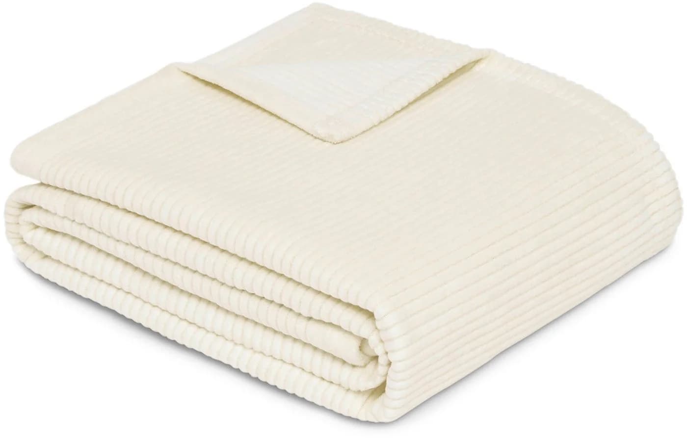 Wohndecke IBENA Cordoba Wollweiß 150x200 cm Baumwolle Polyacryl Polyester - Bild 2