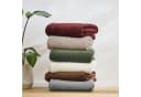 IBENA Wohndecke Cordoba Grün Cord-Struktur Baumwolle Polyacryl Polyester Bild 1