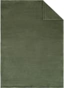 IBENA Wohndecke Cordoba Grün Cord-Struktur Baumwolle Polyacryl Polyester Bild 3