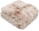 Bugatti Wohndecke Bubble Felldecke Beige Luxuriöse Felloptik Bild 1