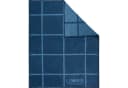 LOOKS by Wolfgang Joop Wohndecke Karo Jacquard Baumwolle Blau Bild 1