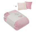 s.Oliver Wohndecke Doublesoft Rosa Beige Mikrofaserflausch Bild 2