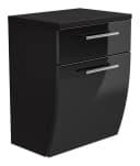 Magnolia Home Badmöbel-Set Unterschrank Salona Anthrazit Soft-Close Bild 2