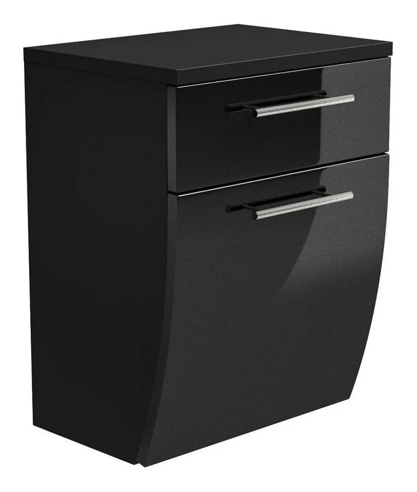 Magnolia Home Badmöbel-Set Unterschrank Salona Anthrazit Soft-Close - Bild 2