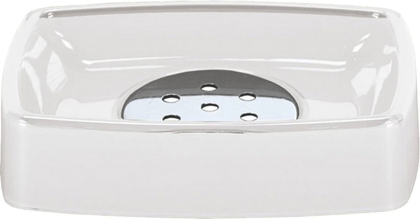Kleine Wolke Seifenschale Easy Uni Weiß PVC
