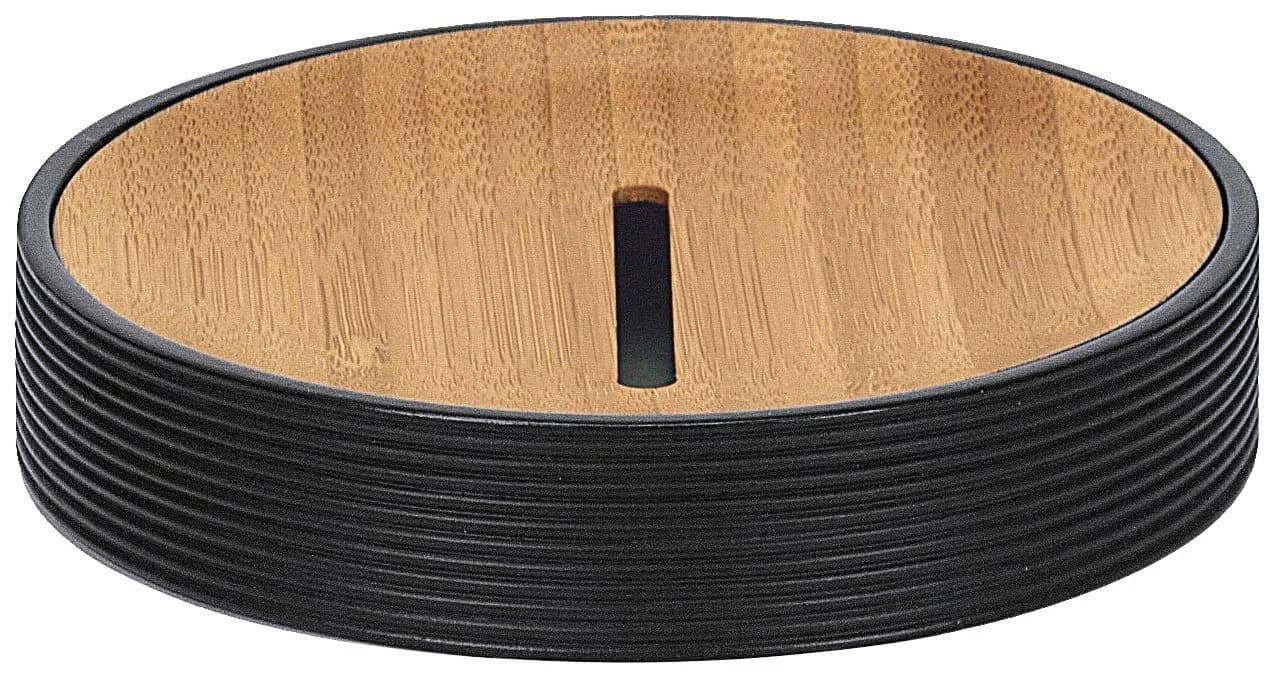 Kleine Wolke Seifenschale Kyoto Bambus Non-Color Beige Schwarz
