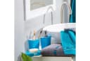 Kleine Wolke Seifenschale Easy Uni Türkis PVC Badaccessoire Bild 1