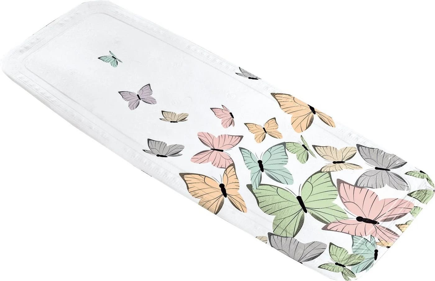Kleine Wolke Wanneneinlage Butterflies Bunt Weiß