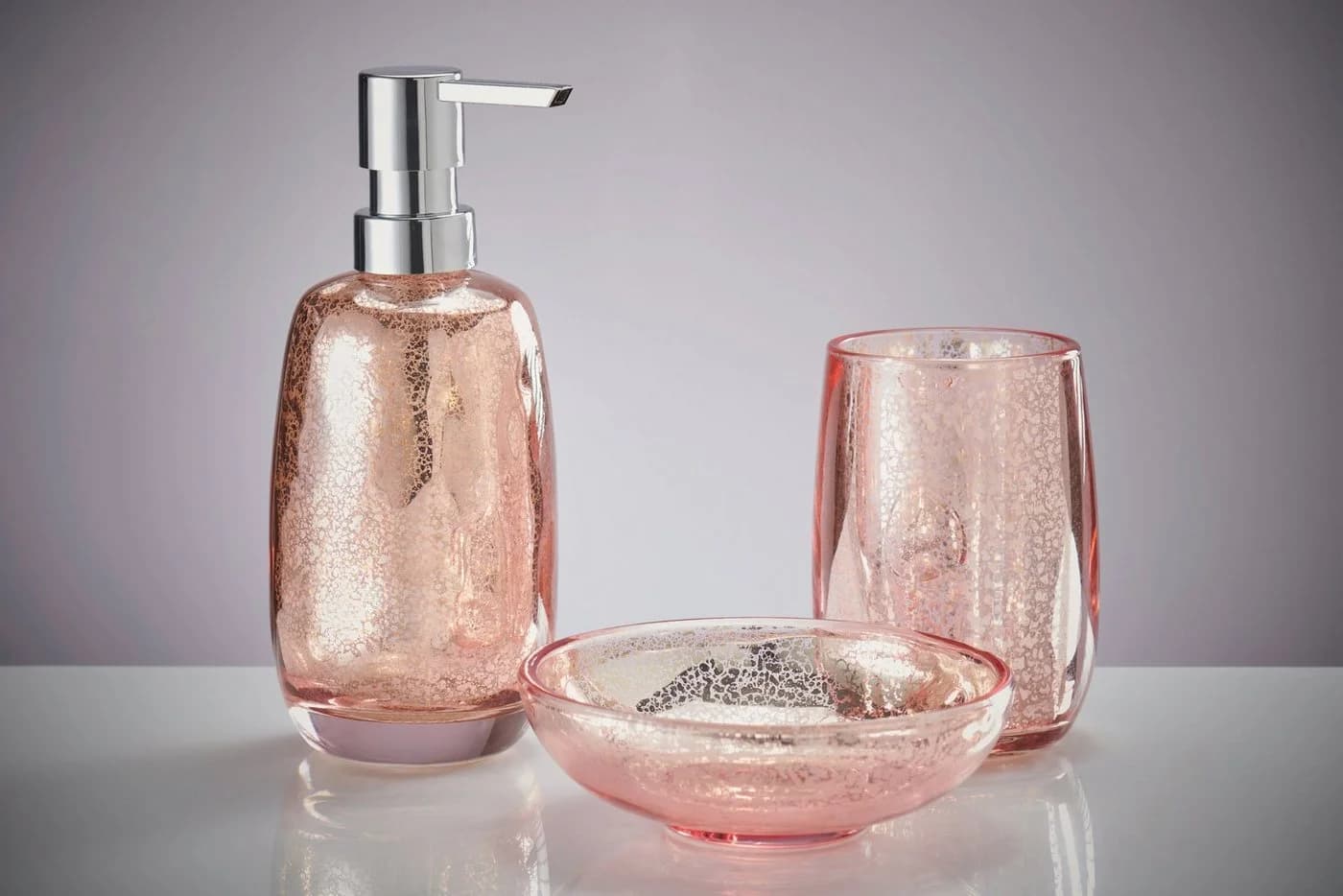 Kleine Wolke Seifenspender Mercury Glas Gold Sprenkel-Optik