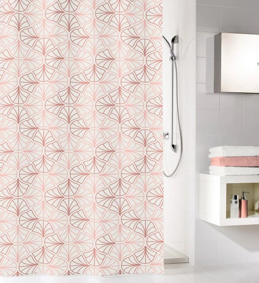 Kleine Wolke Duschvorhang Bloom Bunt Abstraktes Blätterdesign