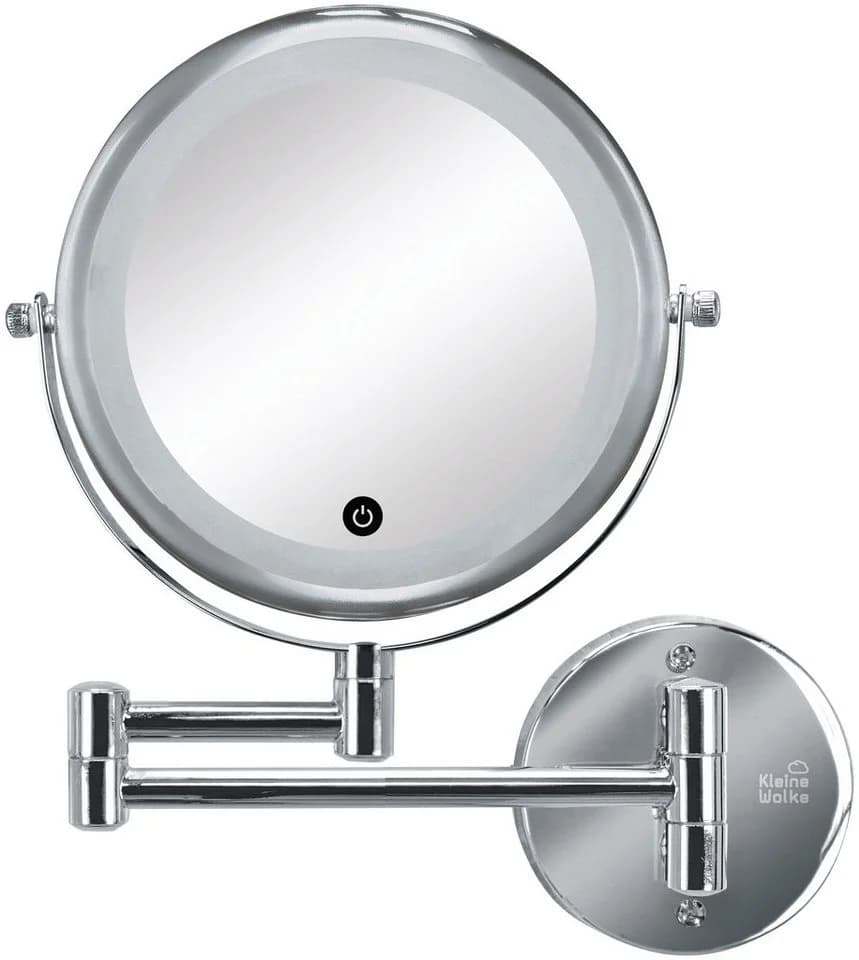 Kleine Wolke Lumi Mirror Kosmetikspiegel Silber 7-fach Vergrößerung