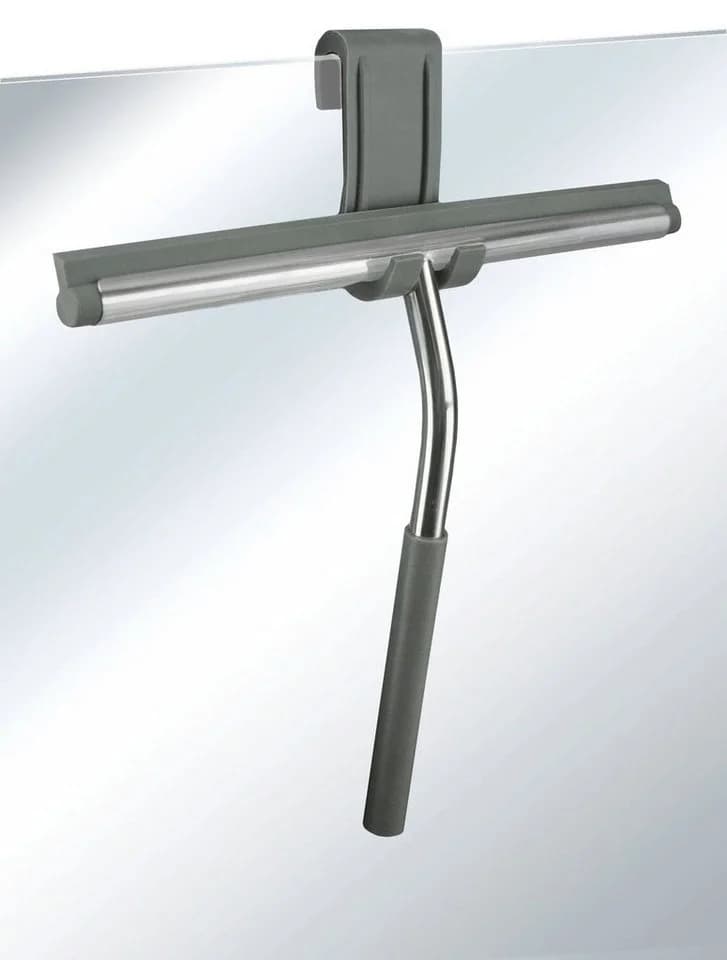 Duschabzieher KLEINE WOLKE Sono Silber Edelstahl Silikon